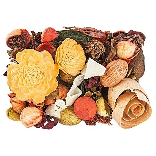 ideen-mit-herz-edel-potpourri-deko-set-orange-200-g-duftende-trockenblumen-bl-te image 1