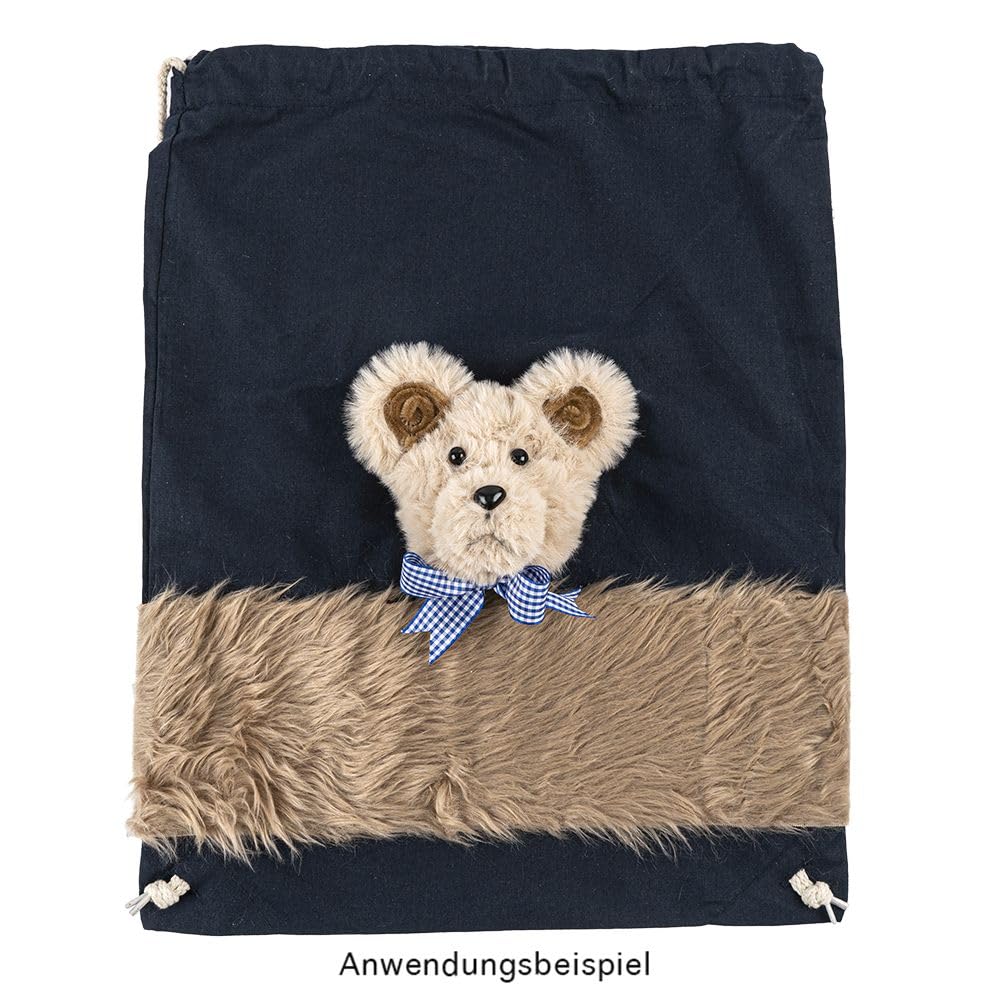 ideen-mit-herz-kunstfell-band-12-cm-x-2-m-hellbraun-polyester image 8