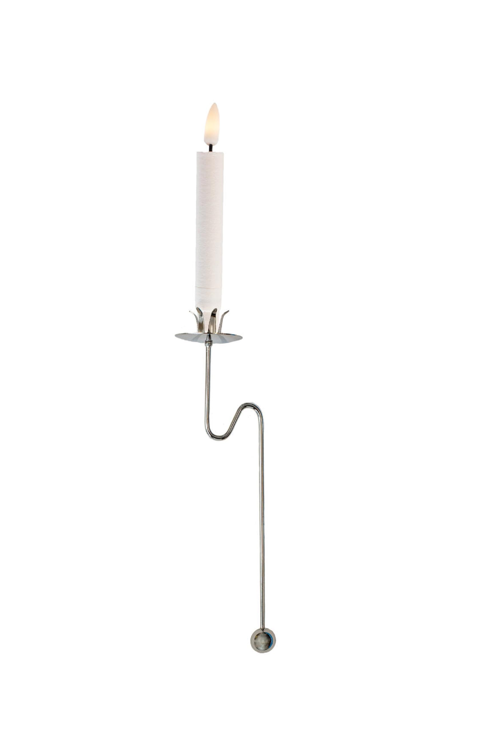 hdg-led-kerzen-wei-kabellos-6er-set-mit-baumkerzenhalter-silber-gl-nzend image 7
