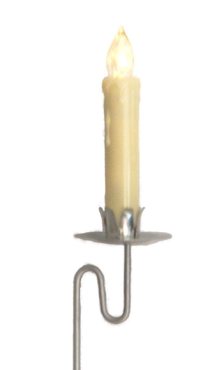 hdg-led-baumkerzen-kabellos-6er-set-mit-pendelhalter-silber-wei image 2