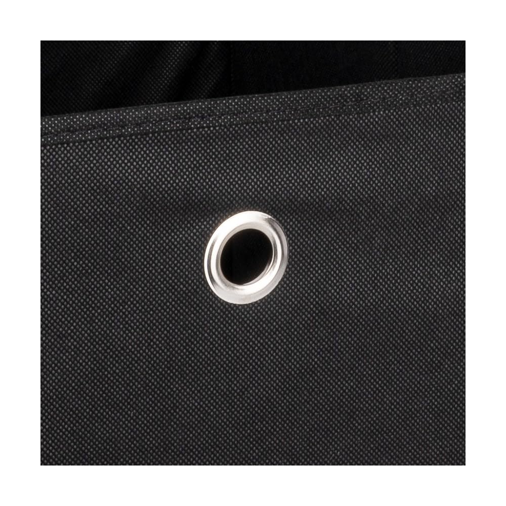 ideen-mit-herz-aufbewahrungsboxen-faltbar-30x30x30-cm-3-st-ck-schwarz image 4