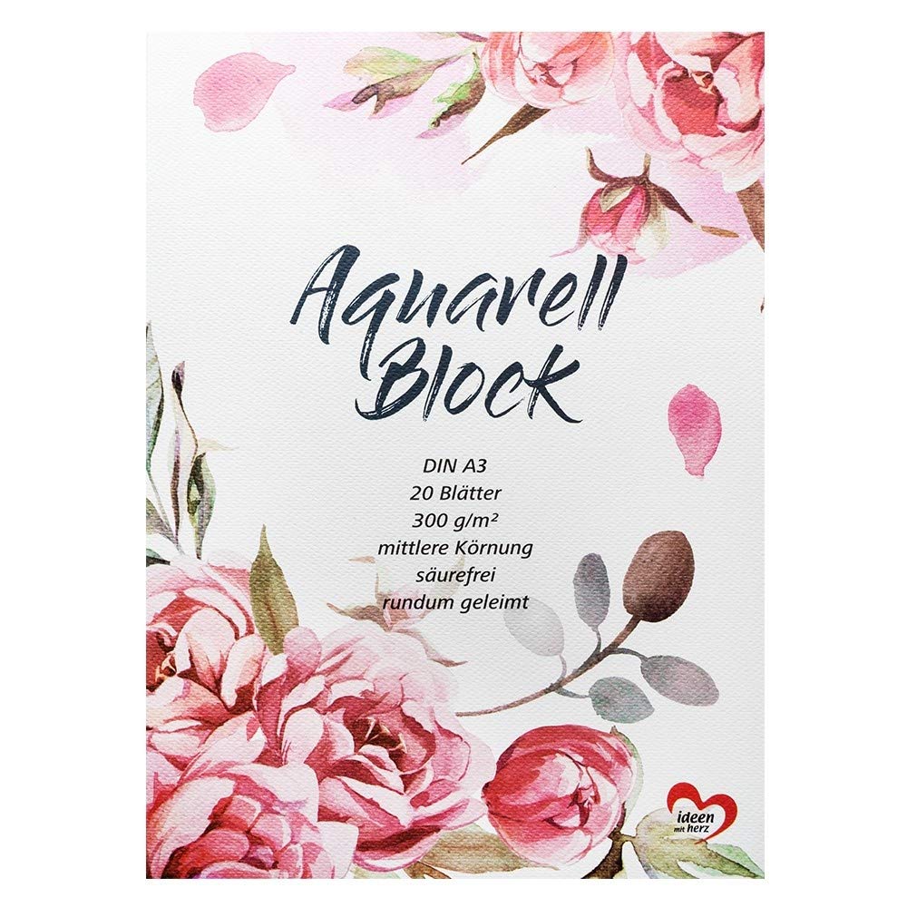 ideen-mit-herz-aquarell-block-din-a4-20-blatt-300-g-m image 6