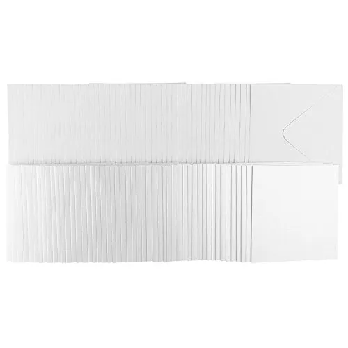 ideen-mit-herz-klappkarten-set-perlmutt-wei-16x16-cm-50-50 image 1