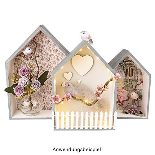 ideen-mit-herz-holzrahmen-set-haus-3-st-ck-holzbox-hausform-wandregal image 8