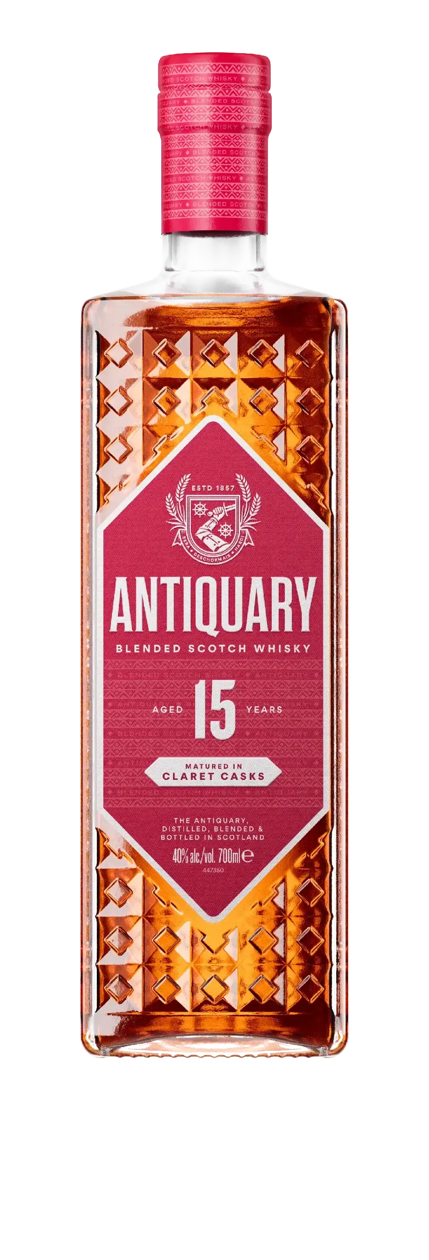 the-antiquary-aged-15-years-claret-casks-blended-scotch-whisky image 1