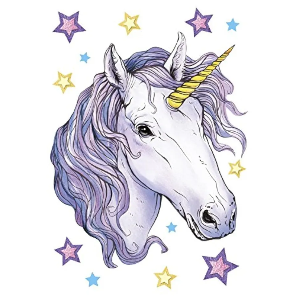 ideen-mit-herz-color-b-geltransfer-din-a4-einhorn-moonlight image 1