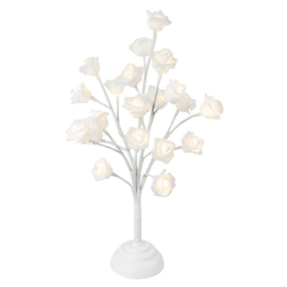 ideen-mit-herz-led-baum-mit-rosen-wei-40cm-20-warmwei-e-leds-mit-timer image 2