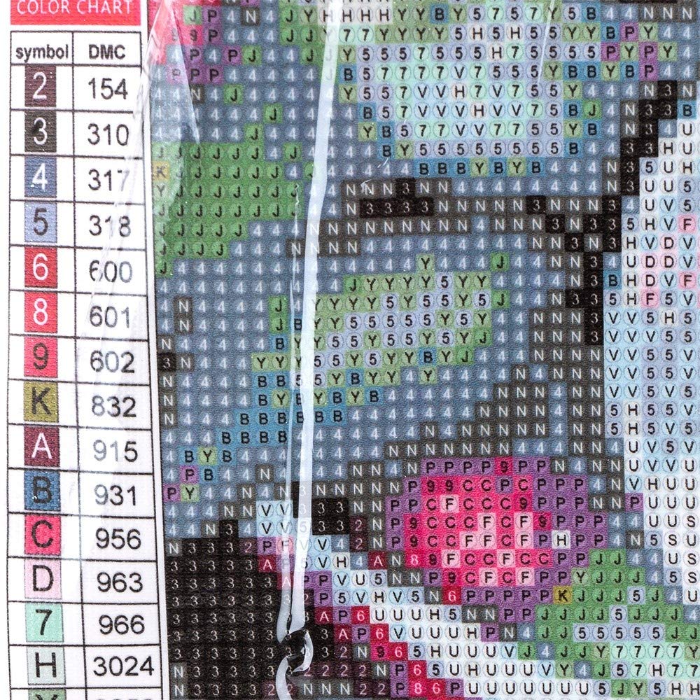 ideen-mit-herz-5d-diamond-painting-set-magnolie-35-x-25-cm-runde-steine-mit-zube image 6