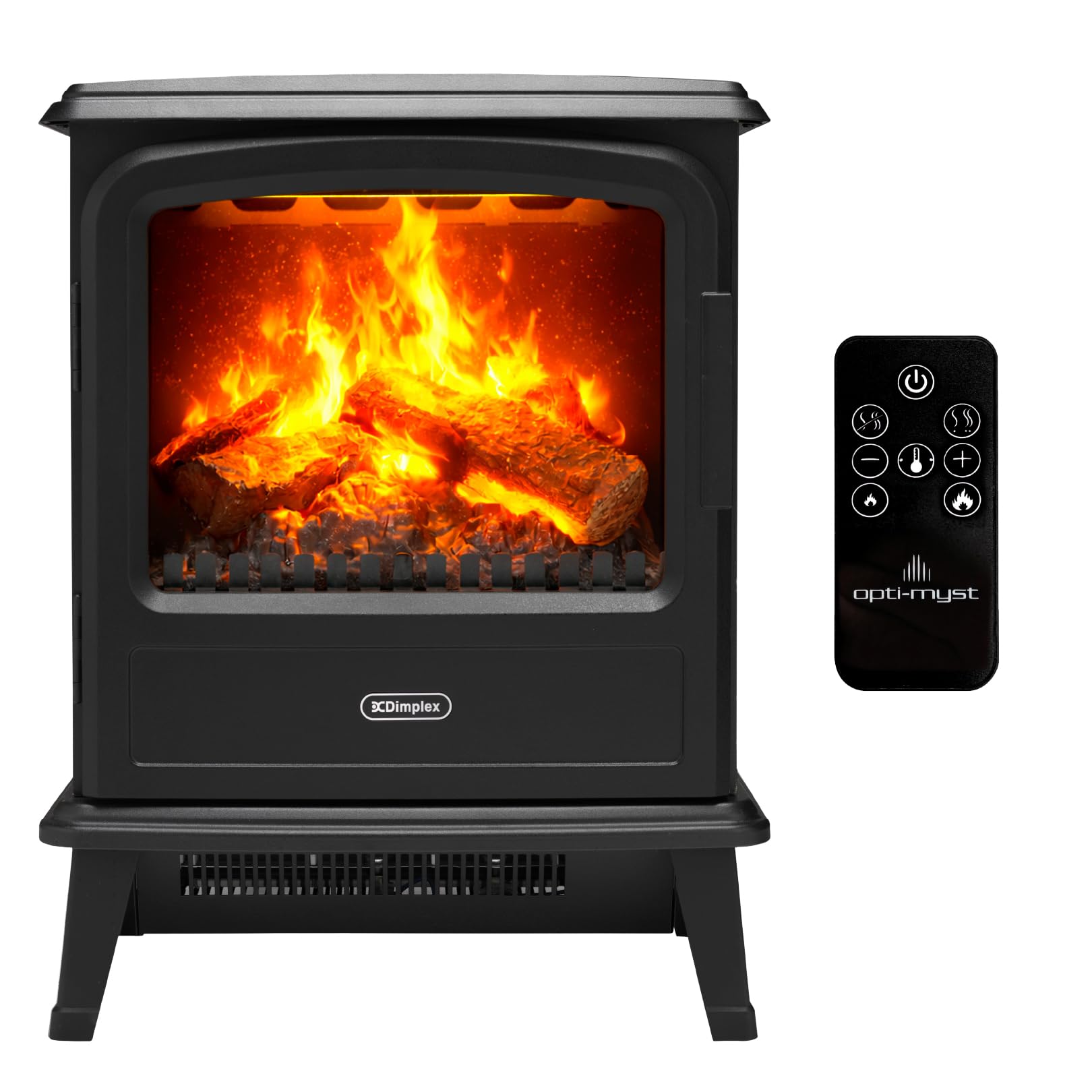 dimplex-evandale-elektrokamin-mit-optimyst-wasserdampf-und-heizung-2000w-black image 1