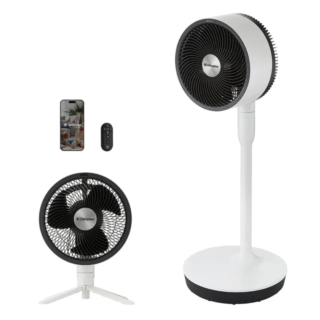 dimplex-duocool-smart-2-in-1-ventilator-mit-kabel-stand-tischventilator image 1