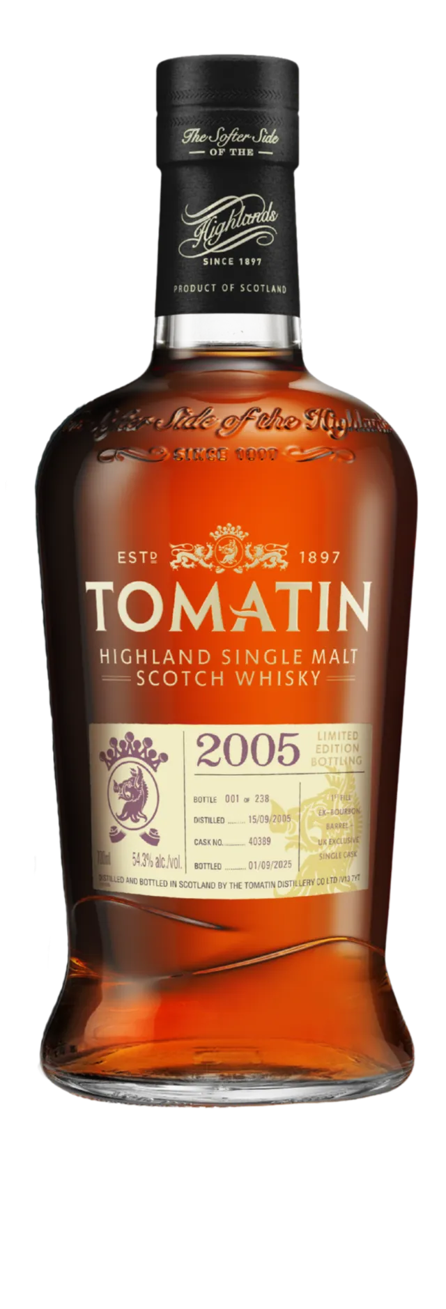 tomatin-2005-uk-exclusive-bourbon-single-cask-single-malt-scotch-whisky image 1