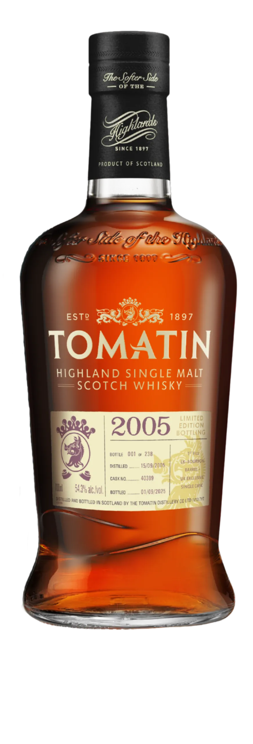 tomatin-2005-uk-exclusive-bourbon-single-cask-single-malt-scotch-whisky image 1