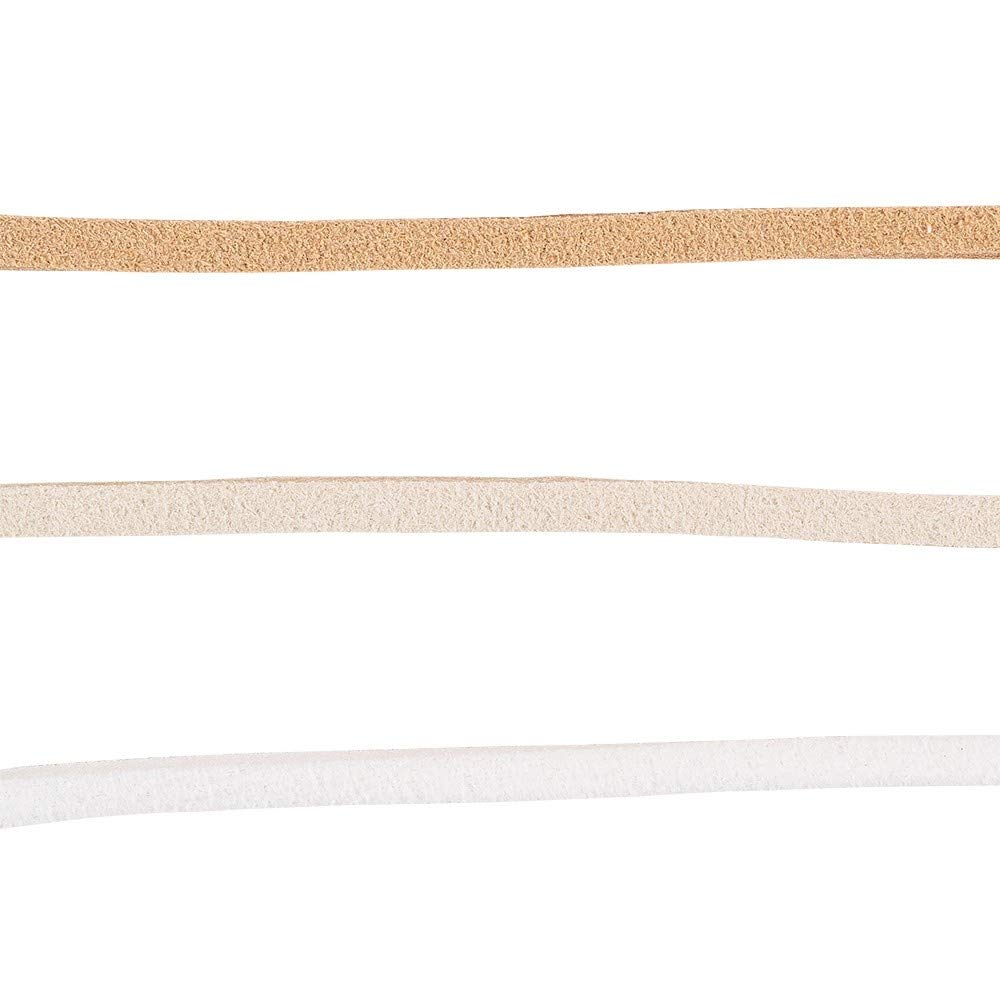 ideen-mit-herz-dekoband-kunstleder-2-5-mm-wei-creme-natur-3-rollen-1-5-m image 4