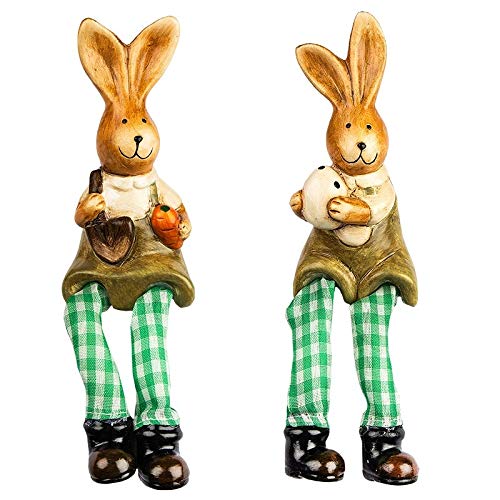 ideen-mit-herz-deko-figuren-kantensitzer-osterhasen-2-keramik-20-21-cm image 2
