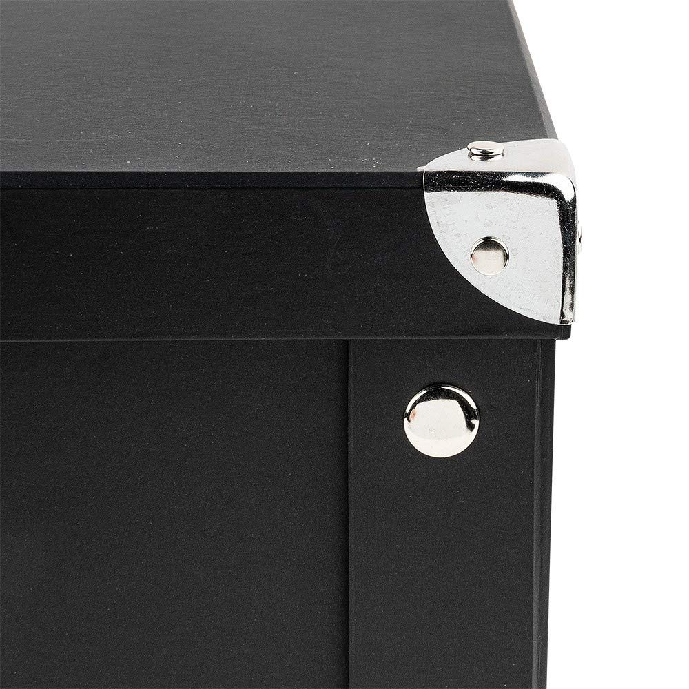 ideen-mit-herz-ordnungsboxen-3er-set-mit-deckel-faltbar-11l-31x26x14-cm-schwarz image 4