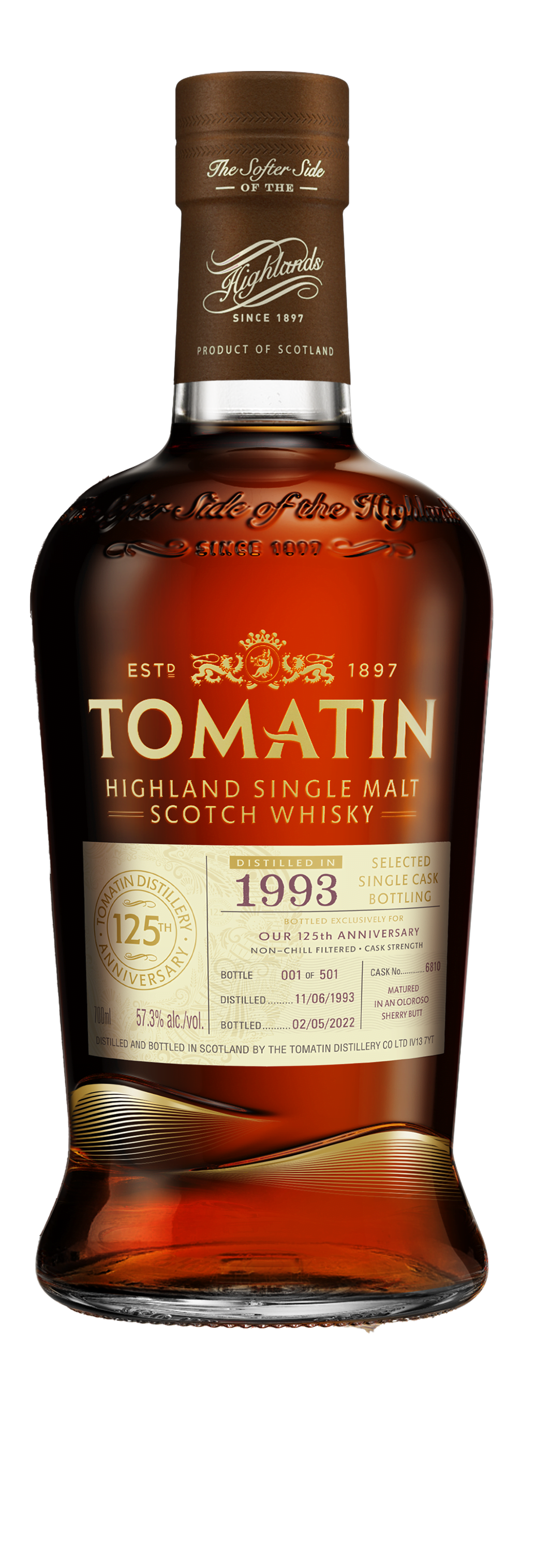 tomatin-1993-single-cask-oloroso-sherry-limited-edition-single-malt-whisky image 1