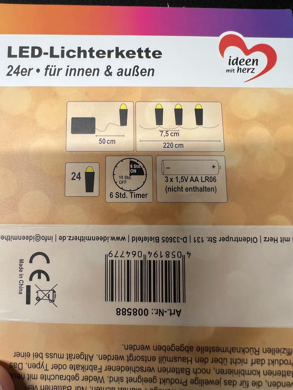 Gute Kette für innen