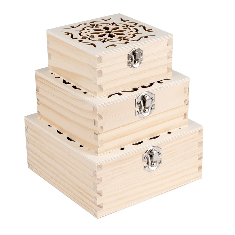 ideen-mit-herz-holz-boxen-vintage-mit-ornament-3er-set-quadratisch image 1