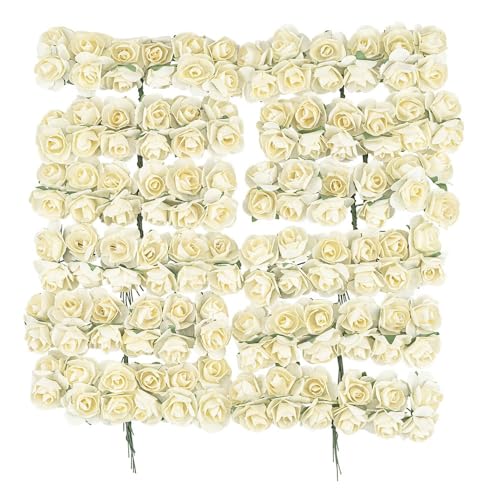 ideen-mit-herz-mini-rosen-papier-mit-draht-stiel-creme-2-cm-144-st-ck image 8