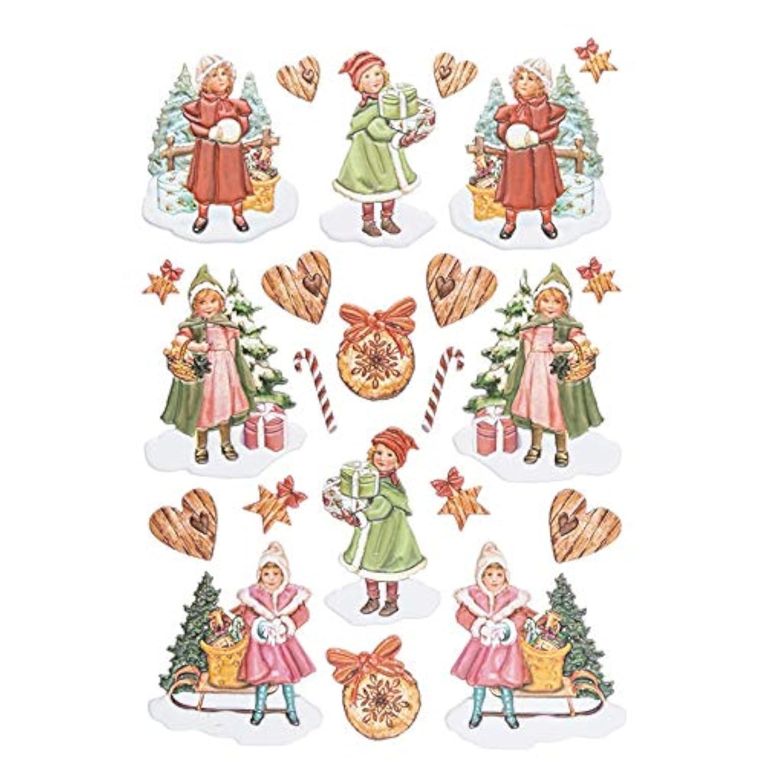 ideen-mit-herz-3-d-relief-sticker-bogen-din-a4-blumen-1 image 4