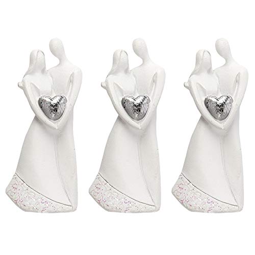 ideen-mit-herz-deko-figuren-brautpaar-2-6-cm-x-2-5-cm-x-1-4-cm-3-st-ck-polyresin image 1