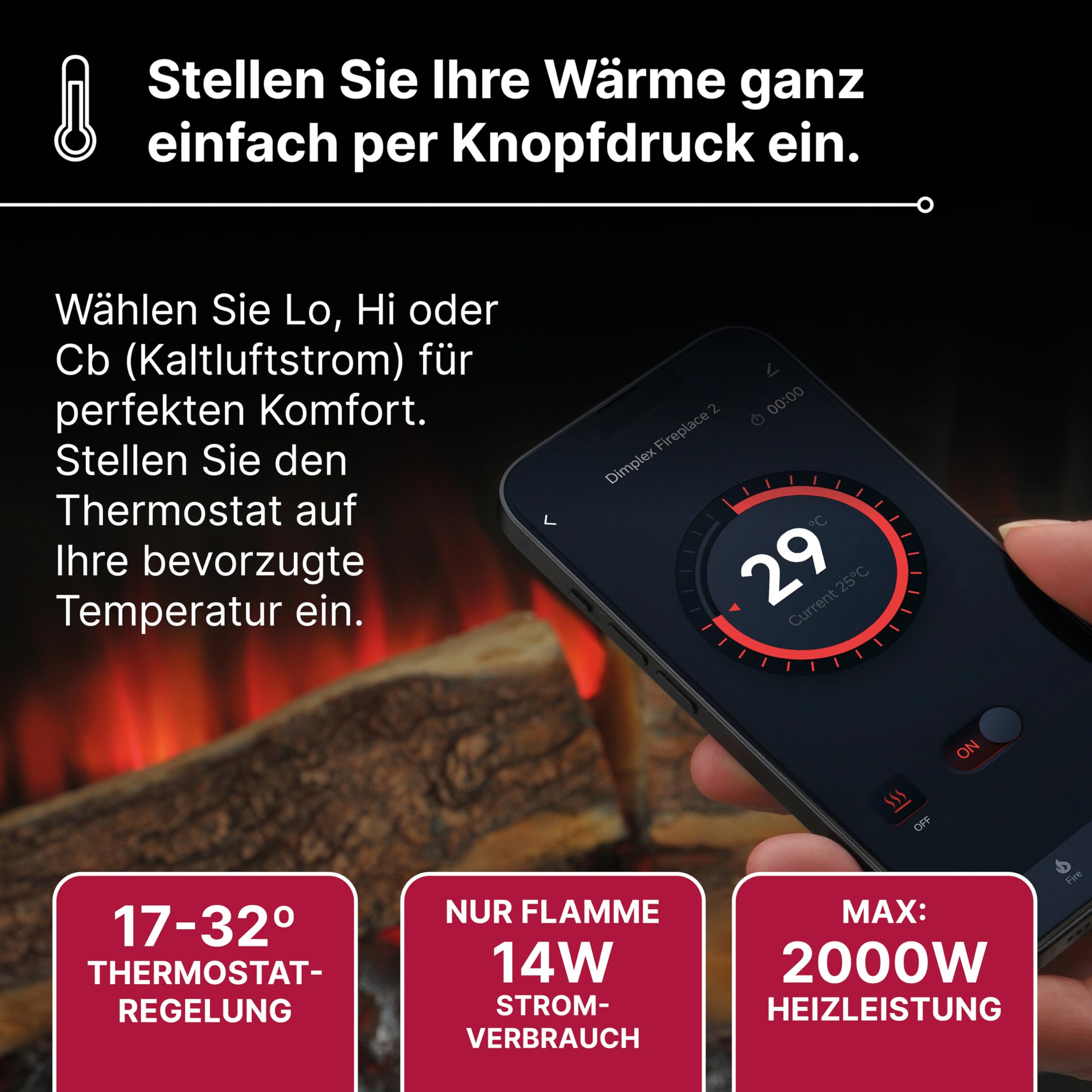 dimplex-spark-23-elektrokamin-einsatz-mit-2kw-heizung-und-optiflame image 5