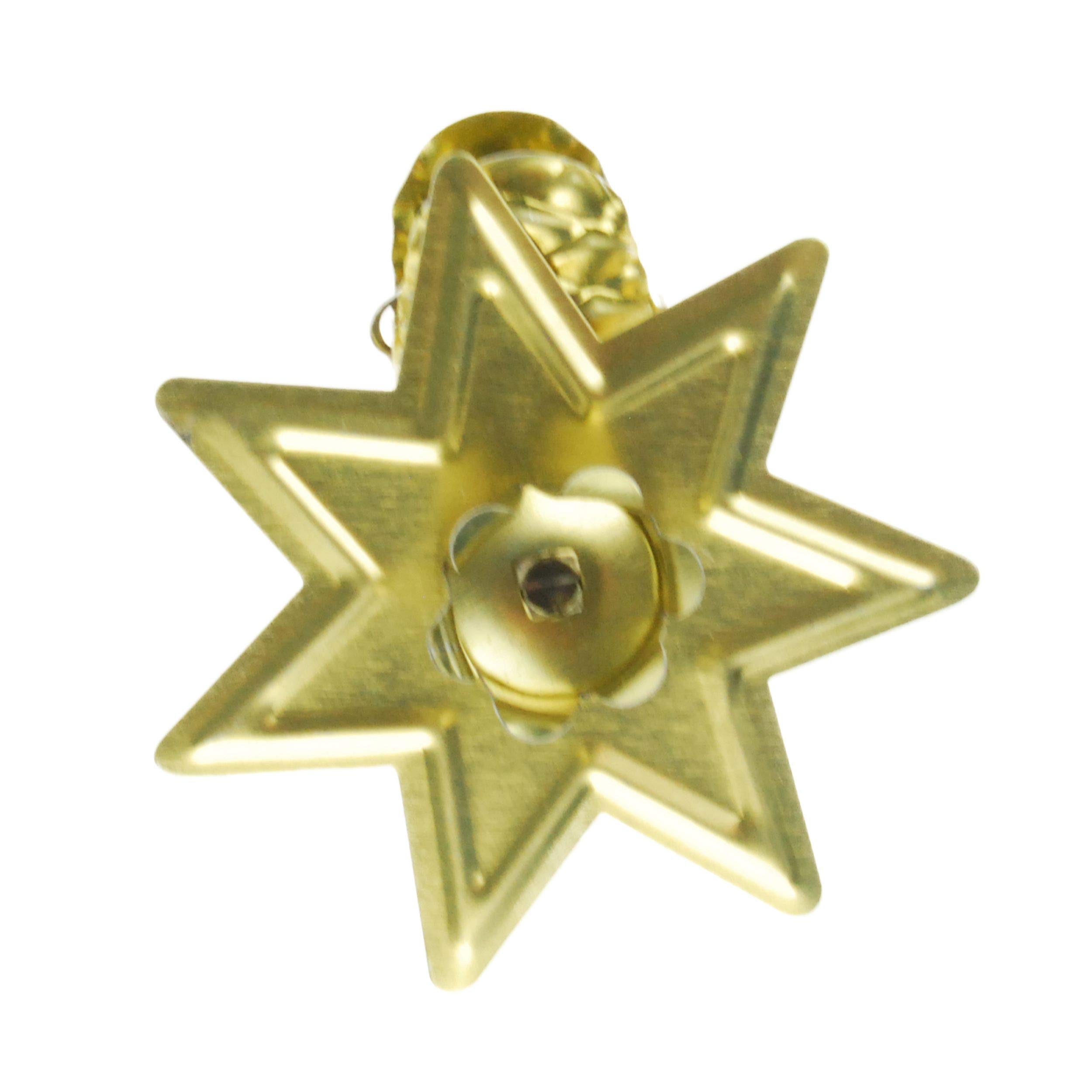 hdg-baumkerzenhalter-stern-mit-tannenzapfen-8-clips-gold image 3