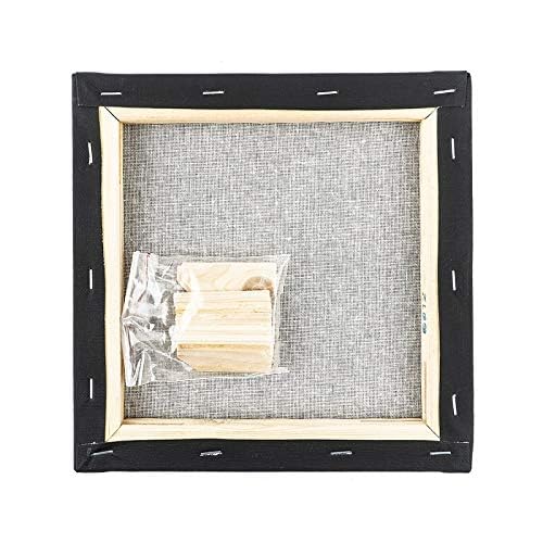 ideen-mit-herz-leinwand-auf-keilrahmen-schwarz-20-x-20-cm-280-g-qm image 5