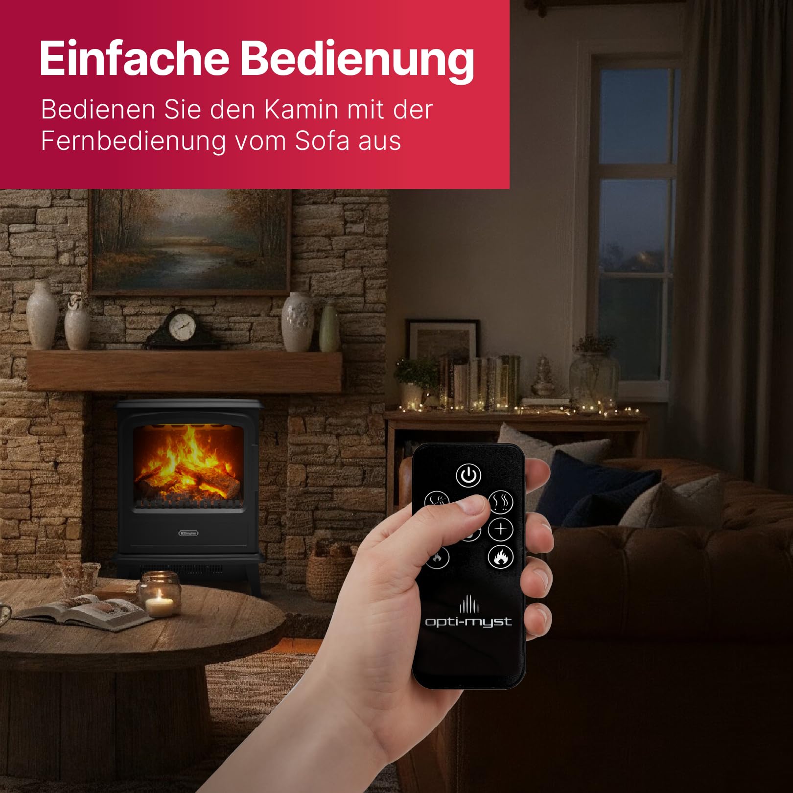 dimplex-evandale-elektrokamin-mit-optimyst-wasserdampf-und-heizung-2000w-black image 3