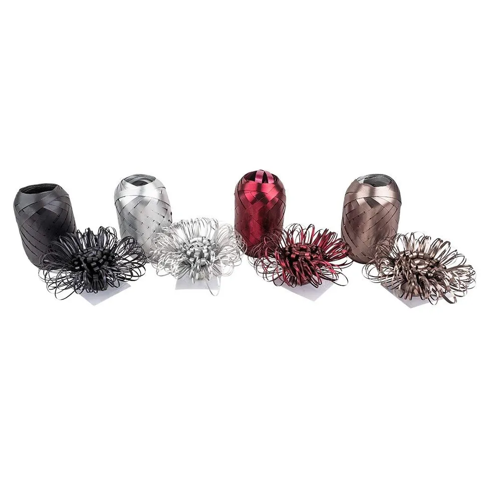 ideen-mit-herz-geschenkband-schleifen-mix-metallic-4-schleifen-7-cm-4-b-nder-10- image 1