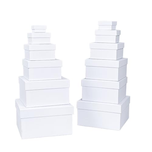 ideen-mit-herz-geschenkboxen-mit-deckel-quadratisch-12er-set-wei-3-5-bis-15-cm image 6