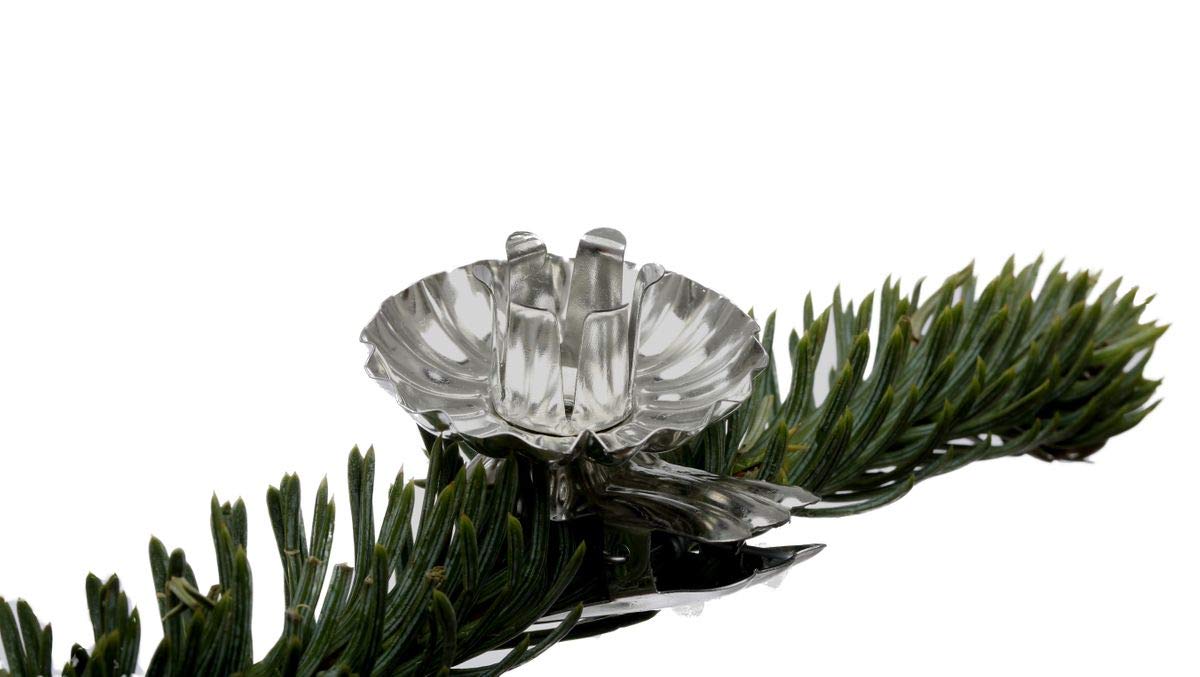hdg-baumkerzenhalter-mit-clip-10er-set-silber-schweifform-made-in-germany image 3