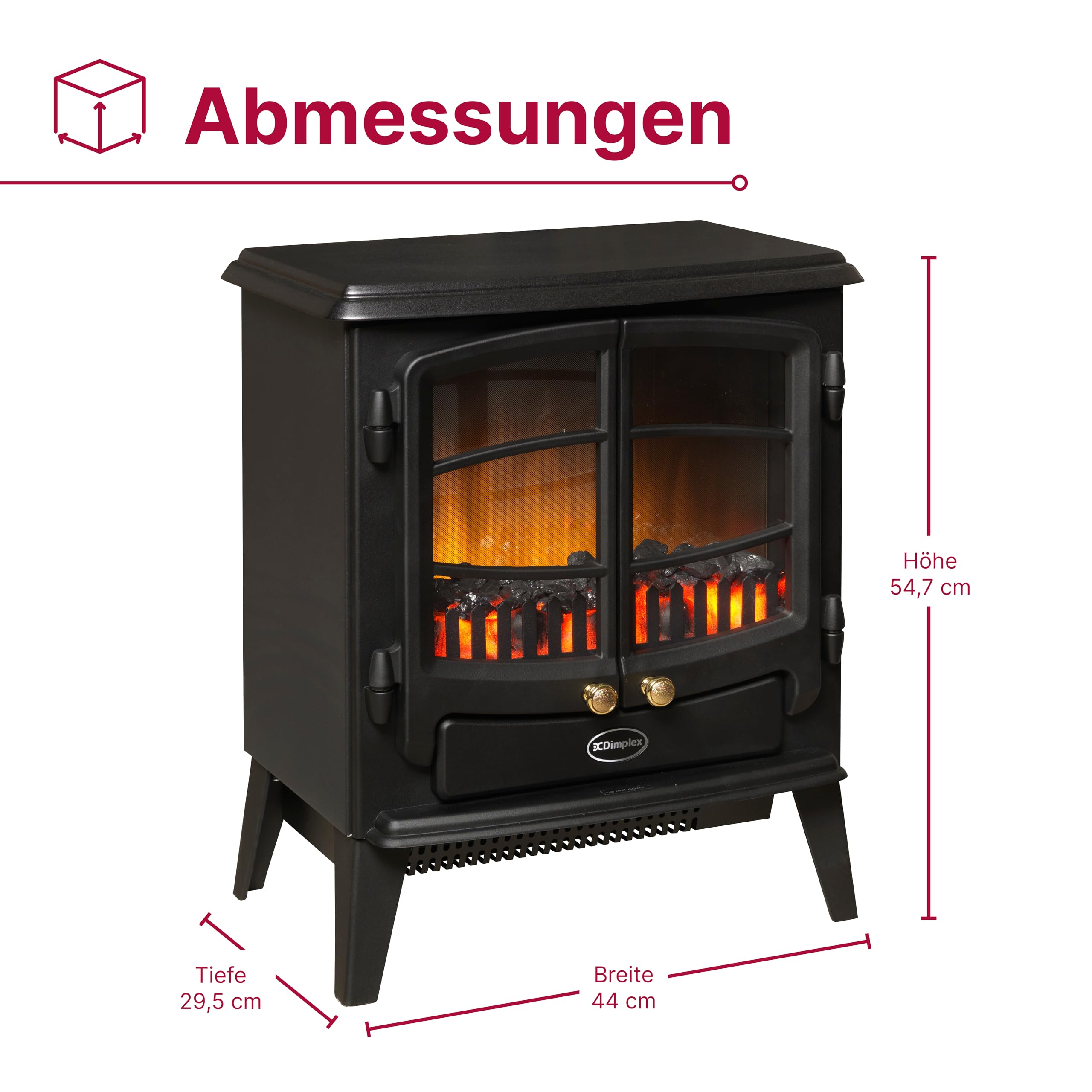 dimplex-optiflame-tango-freistehender-elektrokamin-mit-kohlebett-und-heizung image 7