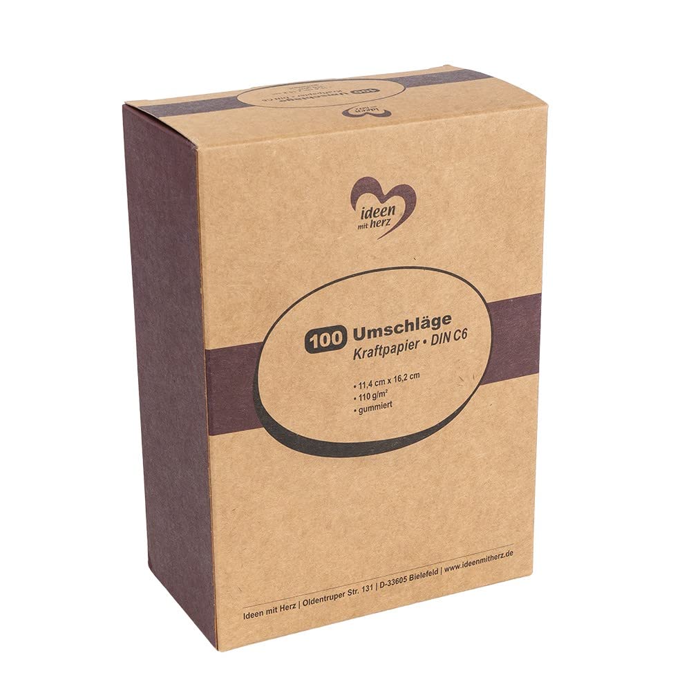 ideen-mit-herz-kraftpapier-umschl-ge-c6-100-st-ck-110-g-m image 2