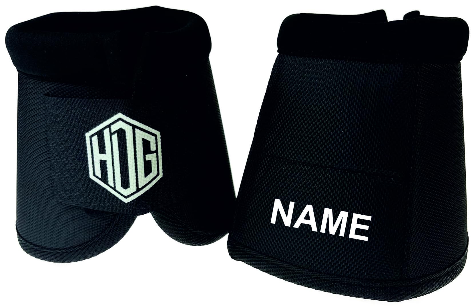 hdg-hufglocken-mit-name-personalisiert-2er-set-schwarz-m image 1