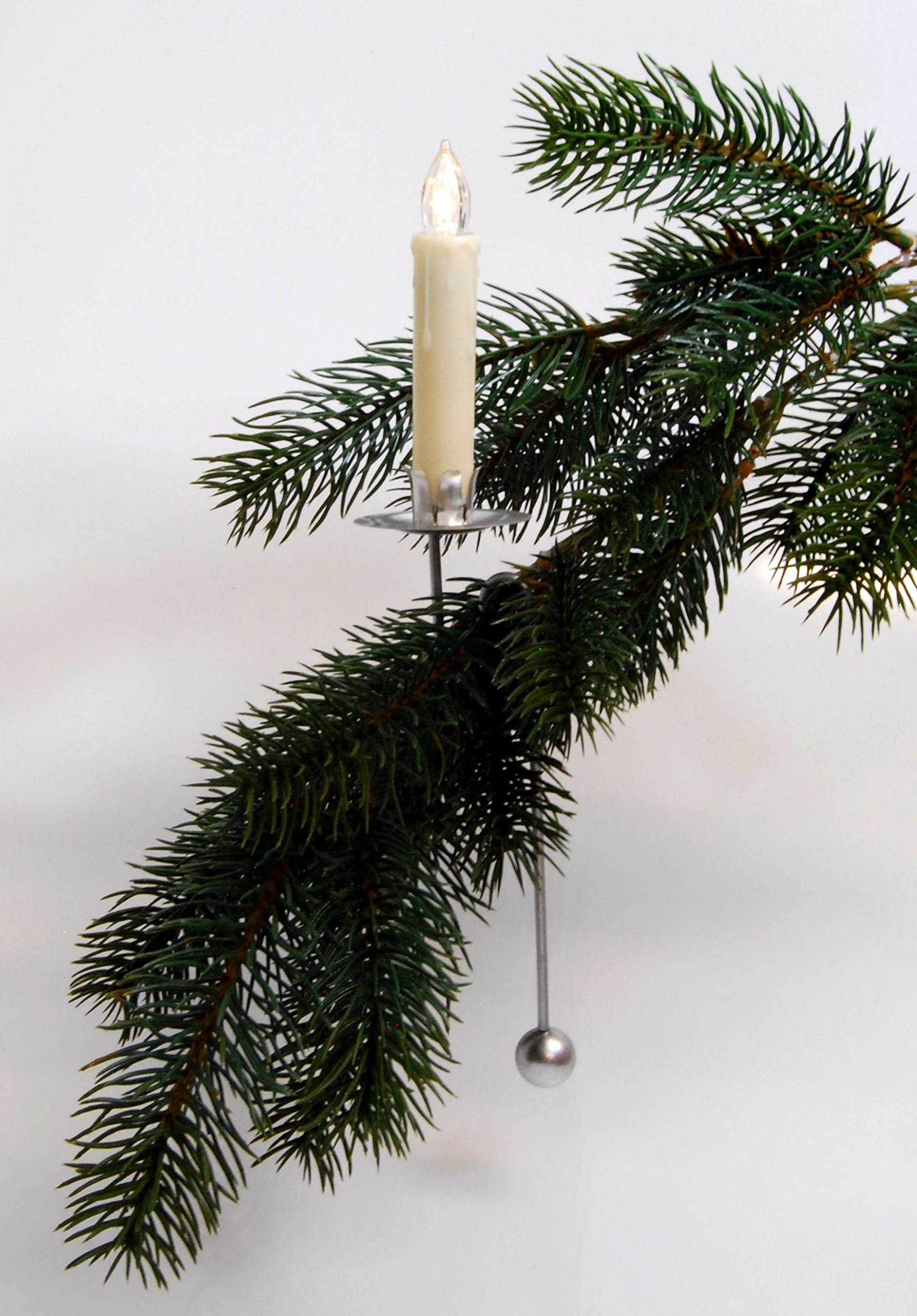 hdg-led-baumkerzen-kabellos-6er-set-mit-pendelhalter-silber-wei image 3