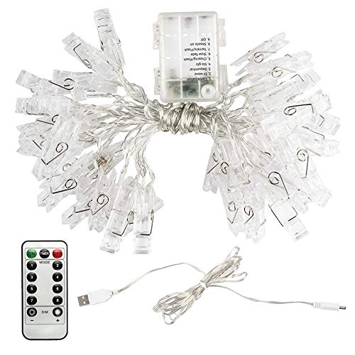 ideen-mit-herz-led-lichterkette-foto-clips-40-leds-warmwei-6m image 1