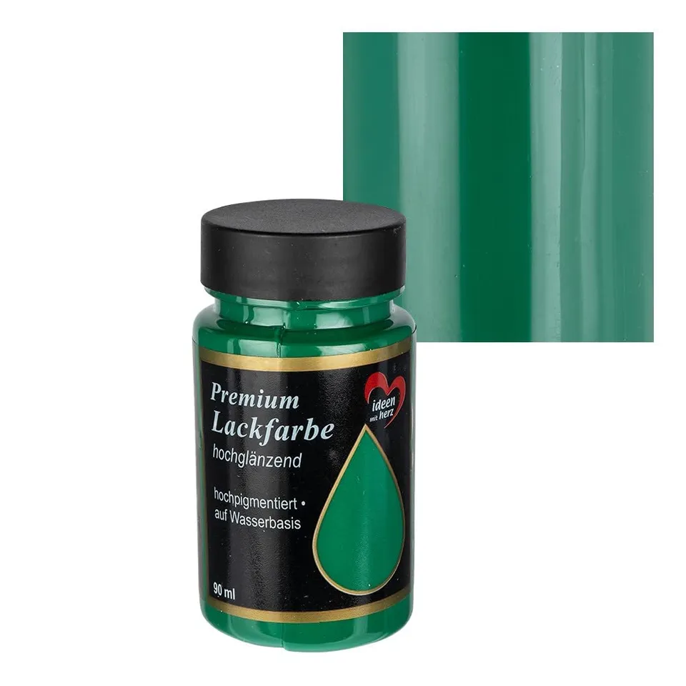 ideen-mit-herz-premium-lackfarbe-hochgl-nzend-90-ml-gr-n-f-r-holz-glas-keramik-u image 1