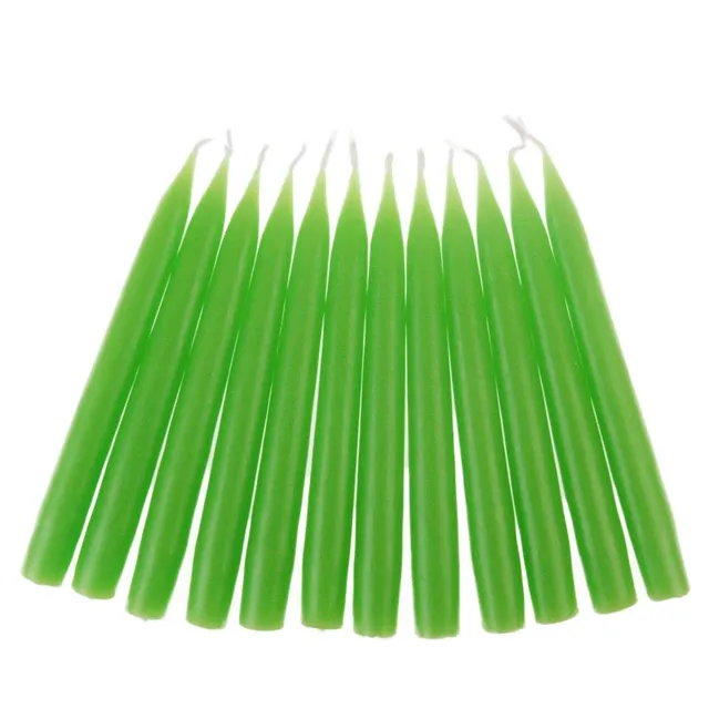 hdg-baumkerzen-12er-pack-handgefertigt-light-green-1-3-x-12-cm image 1