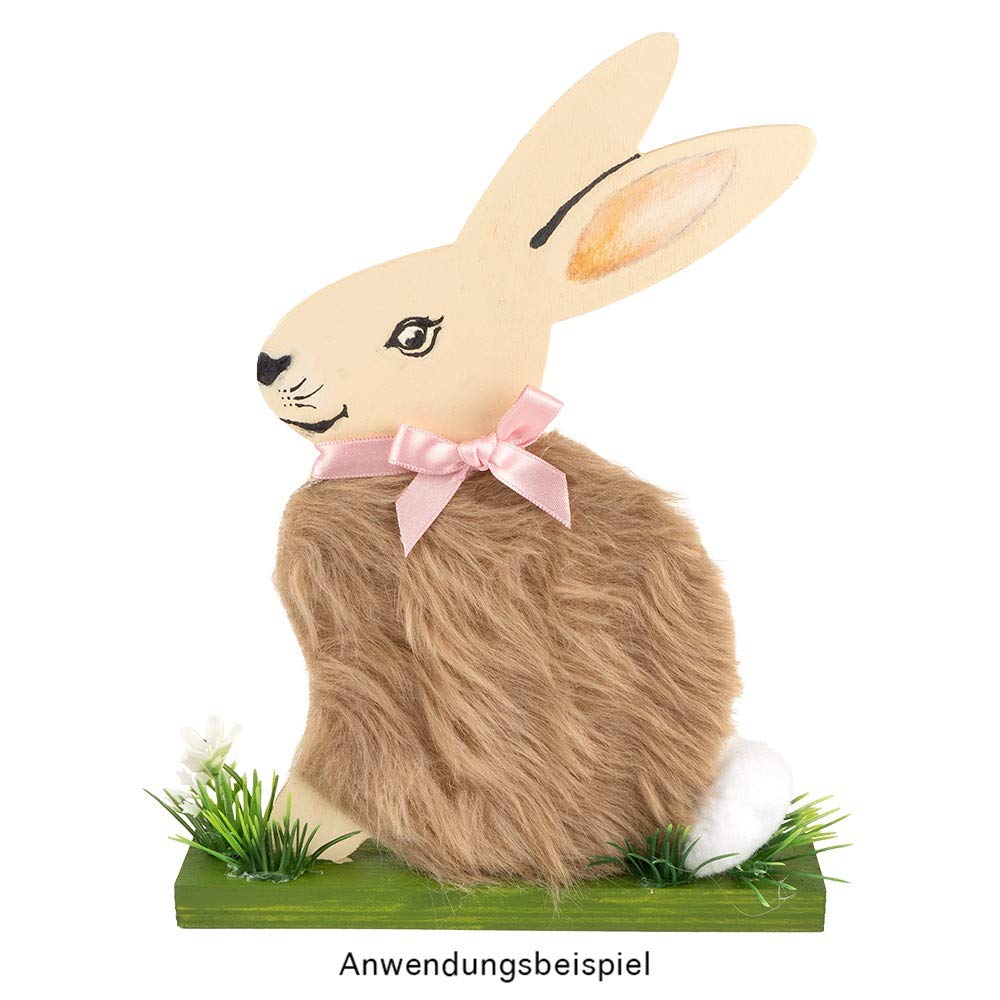 ideen-mit-herz-kunstfell-band-12-cm-x-2-m-hellbraun-polyester image 5