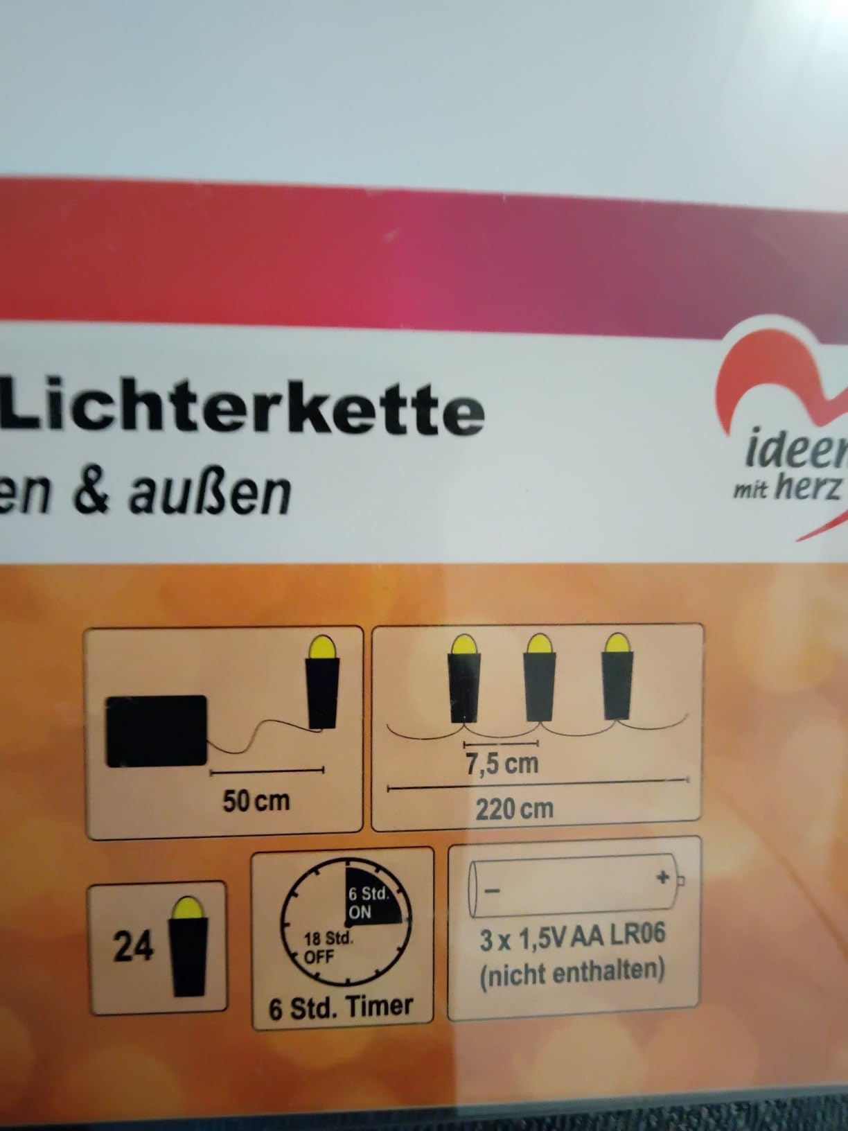 Licht schön, Kabel dünn