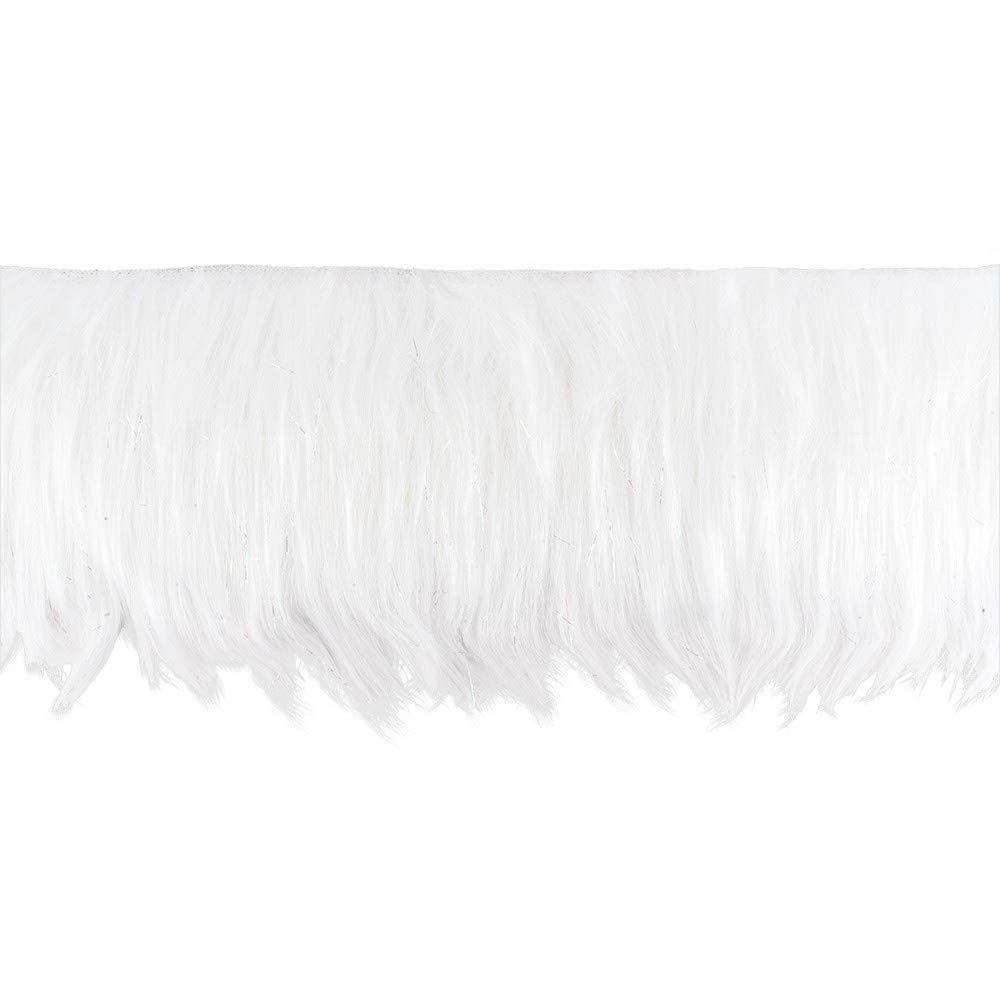 ideen-mit-herz-fellband-wei-13-5-cm-x-1-6-m-kunstfellband-mit-irisierenden-f-den image 2