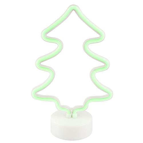 ideen-mit-herz-deko-tannenbaum-mit-podest-29-5-x-19-x-10-cm-wei-led-gr-n image 3