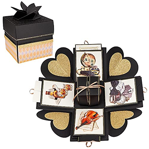 ideen-mit-herz-berraschungsbox-schwarz-12-5x12-5x12-5-cm-explosionsbox-24-teilig image 8
