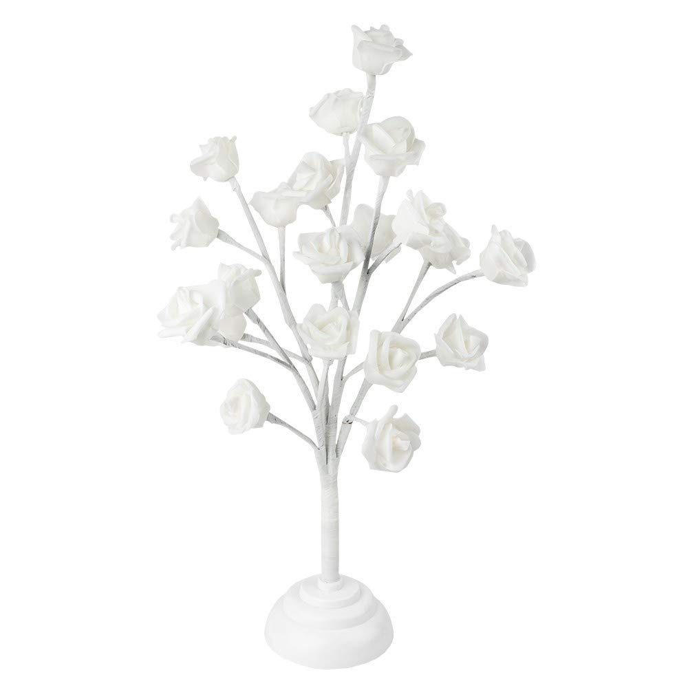 ideen-mit-herz-led-baum-mit-rosen-wei-40cm-20-warmwei-e-leds-mit-timer image 1