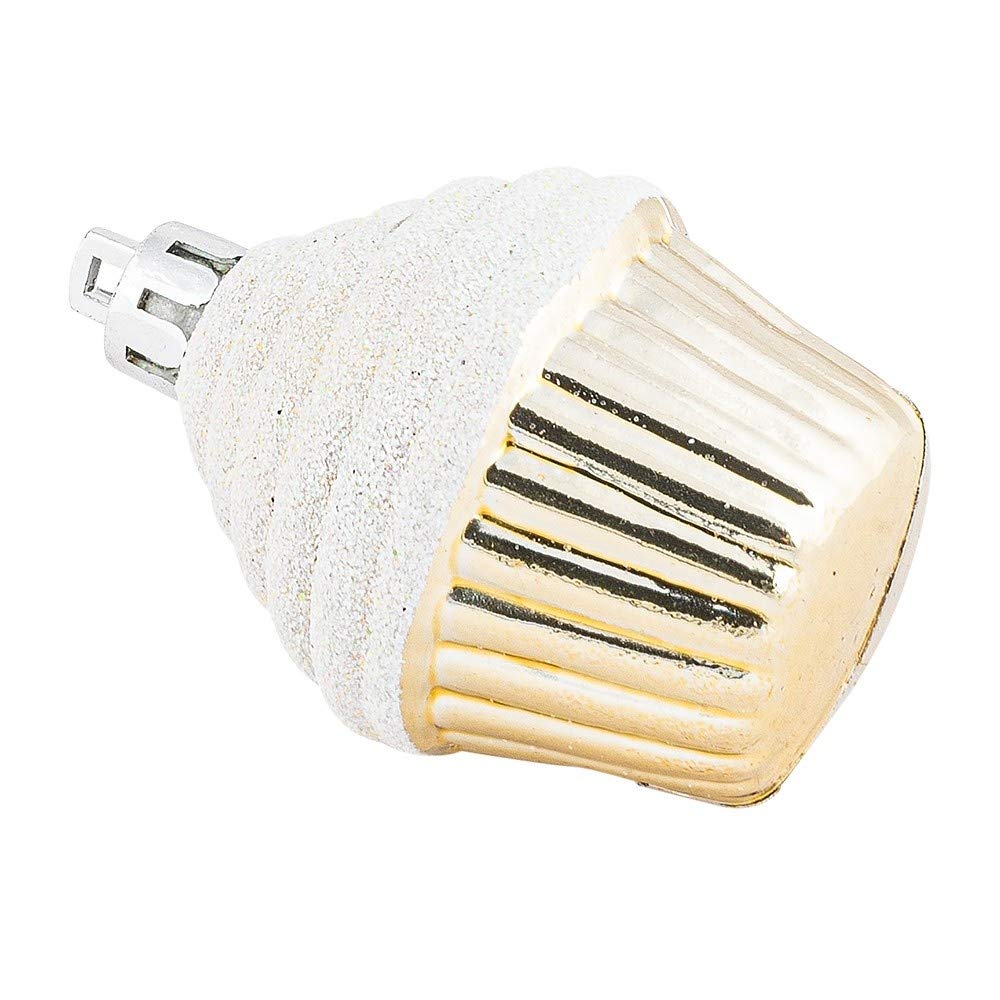 ideen-mit-herz-weihnachtsbaumschmuck-cupcakes-6-st-ck-hellgold-gl-nzend-5-6-cm image 4