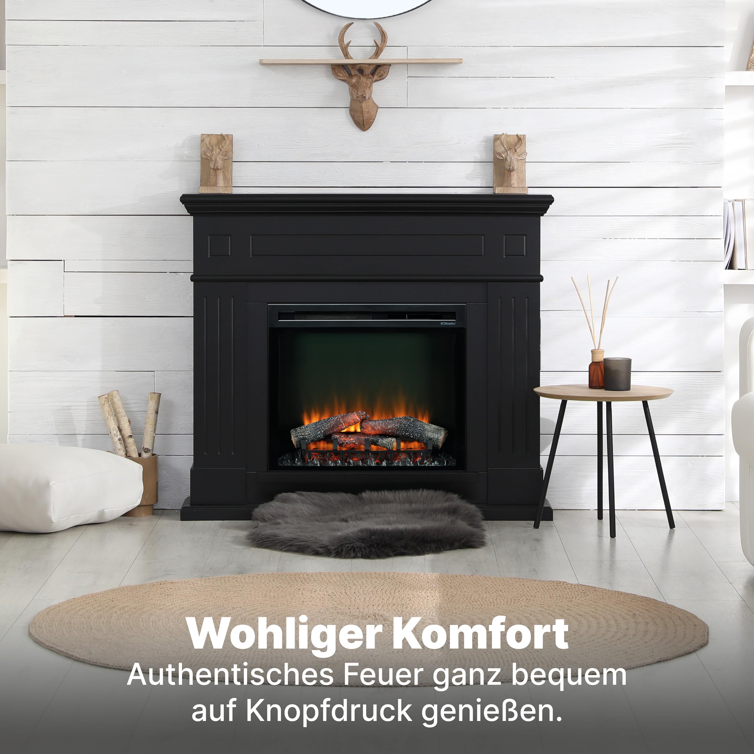 dimplex-xhd-28-elektrokamin-einsatz-wandkamin-mit-heizung-1400w image 4