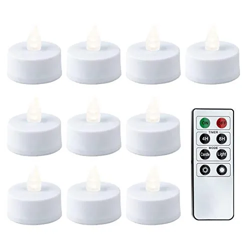 ideen-mit-herz-led-teelichter-warmwei-3-8-cm-10-st-ck-mit-timer-fernbedienung image 1