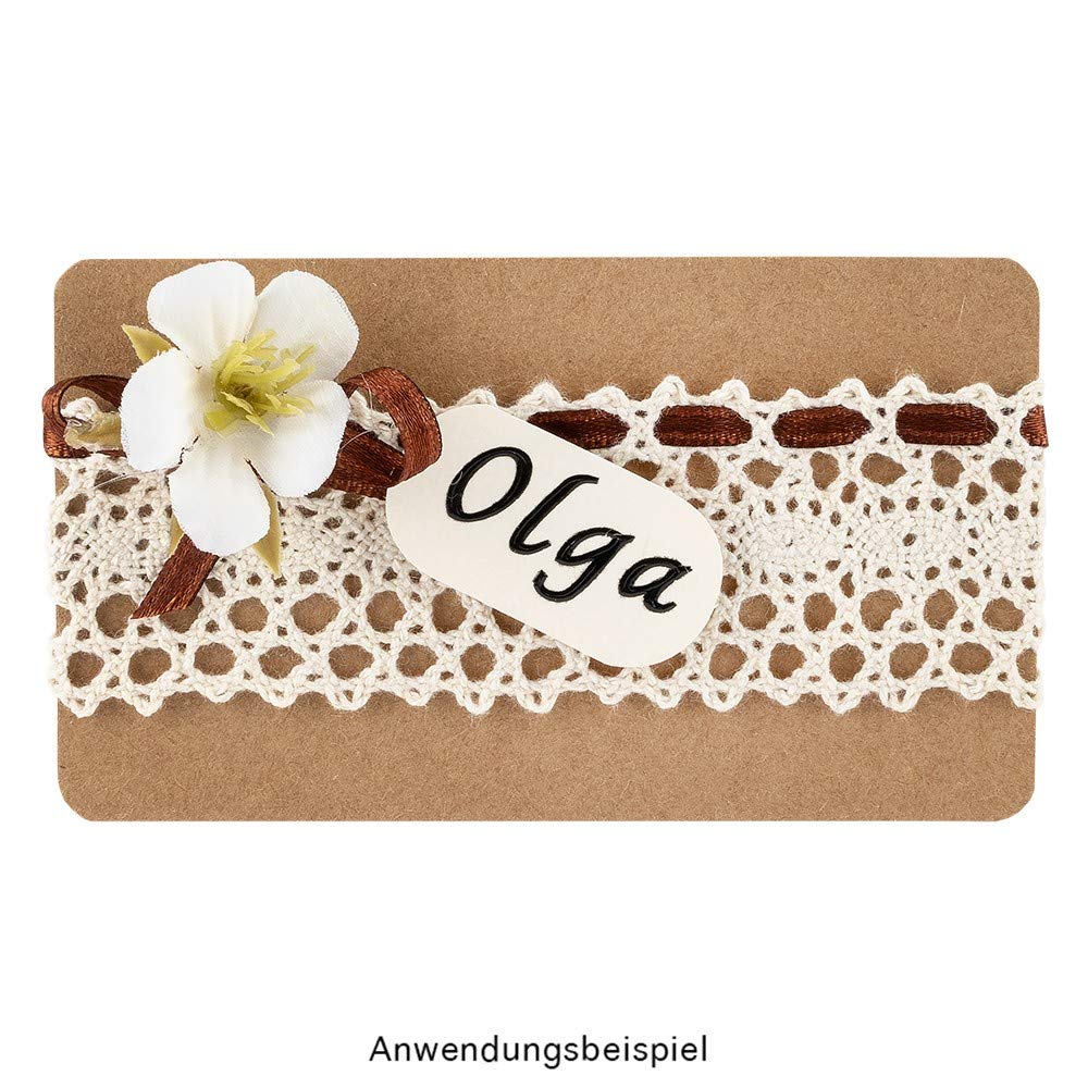 ideen-mit-herz-tischkarten-kraftpapier-9-x-5-3-cm-300-g-m-200-st-ck image 1