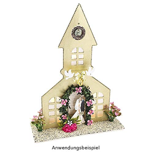 ideen-mit-herz-deko-kirche-aus-holz-38-x-21-2-cm-mit-aussparung image 3
